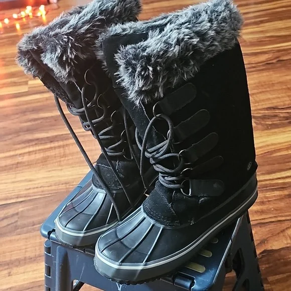 Northside Katsura Waterproof Fur-Lined Winter Boots Black Size 7 - Picture 11 of 11